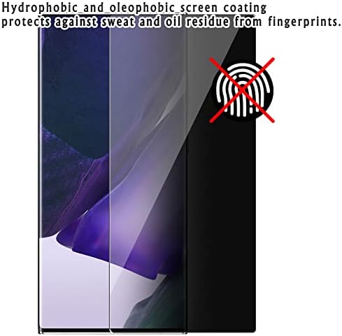 מגן מסך פרטיות של Vaxson, התואם לאולימפוס קמדיה FE-5010 מדבקה למגני סרטי ריגול אנטי מרגלים [לא מזג מזג]